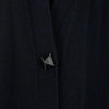 Hermes Navy & Black Cashmere Medor Button Cardigan FR 38 - Blue Spinach