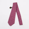 Bulgari Red Pictorial Tie - Blue Spinach