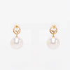 Fendi Gold Tone Crystal & Pearl F is Fendi Drop Earrings - Blue Spinach