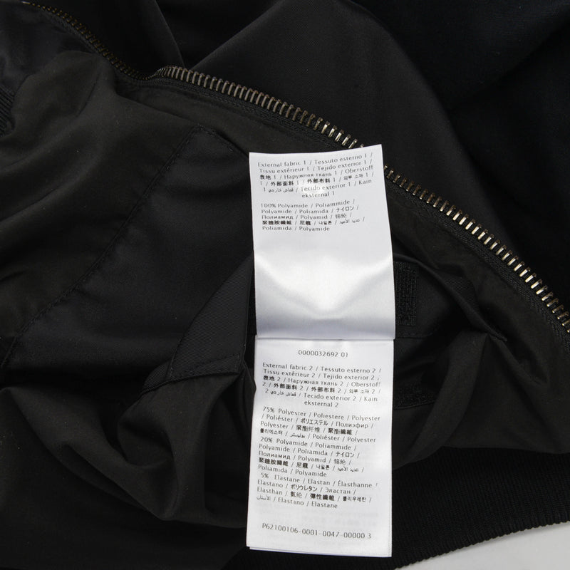 Valentino Black Nylon Rockstud Bomber Jacket IT 48 - Blue Spinach