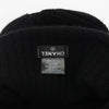 Chanel Black Cashmere Beanie with Removable CC Brooch - Blue Spinach