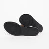 Gucci Black Leather Lifford Thong Sandals 36.5 - Blue Spinach