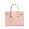 Saint Laurent Pink Smooth Calfskin Baby Sac de Jour Bag - Blue Spinach