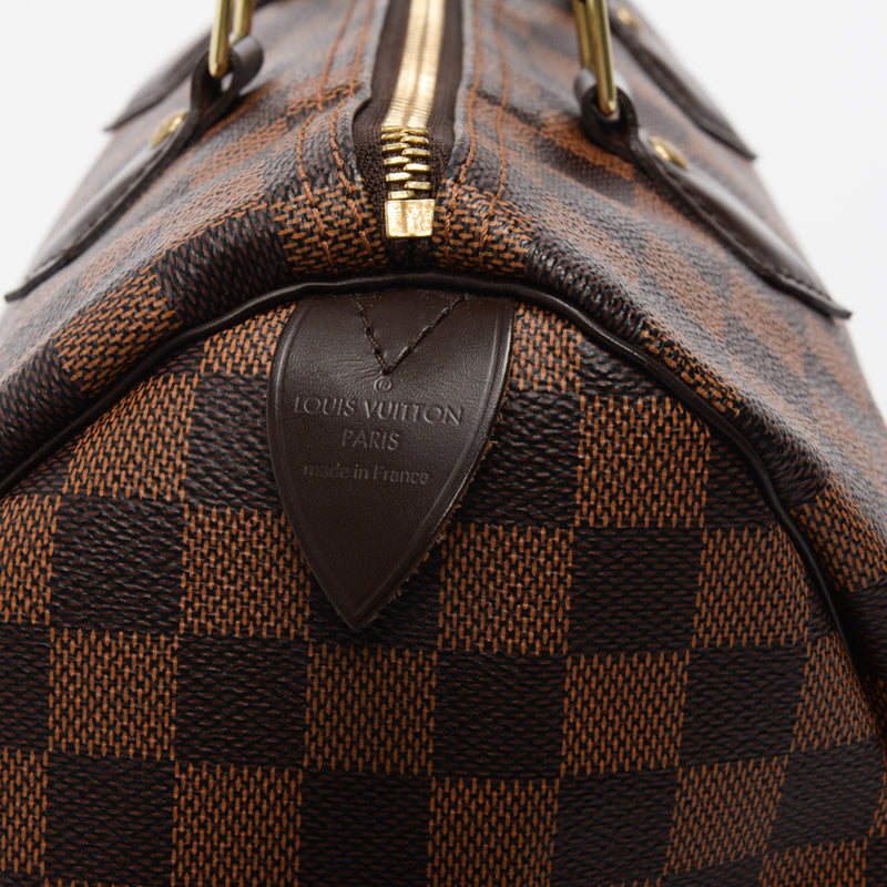 Louis Vuitton Damier Ebene Speedy 30 - Blue Spinach