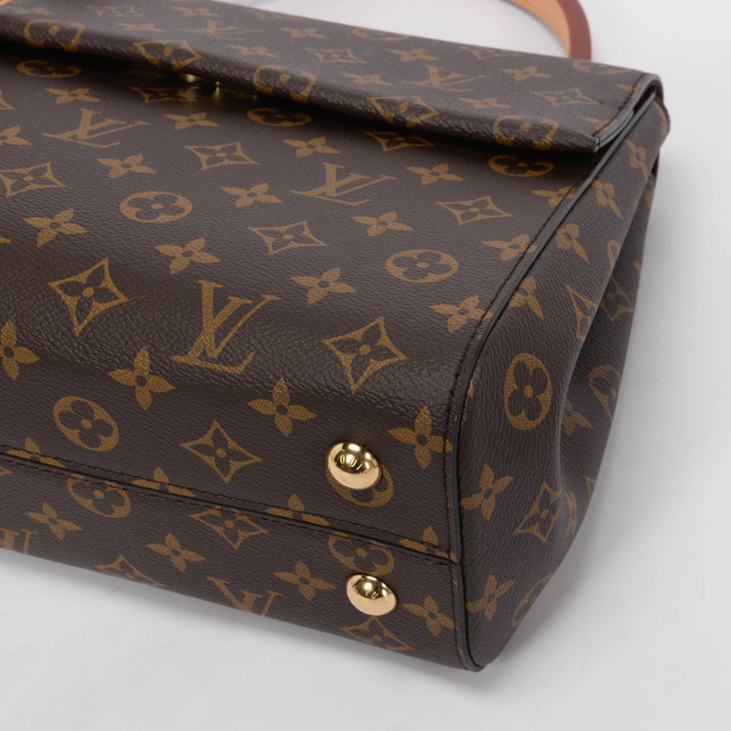 Louis Vuitton Blue Glacial Monogram Canvas Cluny MM - Blue Spinach