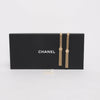 Chanel Light Gold Mesh CC Lariat Necklace - Blue Spinach