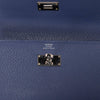 Hermes Bleu Brighton Chevre Mysore Medium Kelly Wallet - Blue Spinach