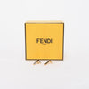 Fendi Gold Tone Crystal Fendi First Earrings - Blue Spinach