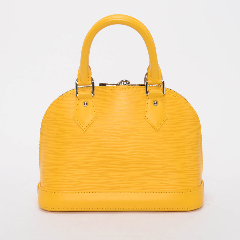 Louis Vuitton Yellow Epi Leather Alma BB - Blue Spinach