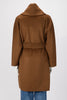 Max Mara Caramel Cashmere Belted Coat IT 36 - Blue Spinach