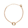 Cartier Tri-Colour Gold Trinity Chain Bracelet - Blue Spinach