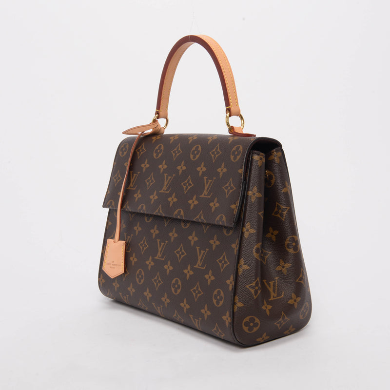 Louis Vuitton Blue Glacial Monogram Canvas Cluny MM - Blue Spinach