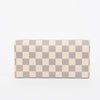 Louis Vuitton Damier Azur Emilie Wallet - Blue Spinach