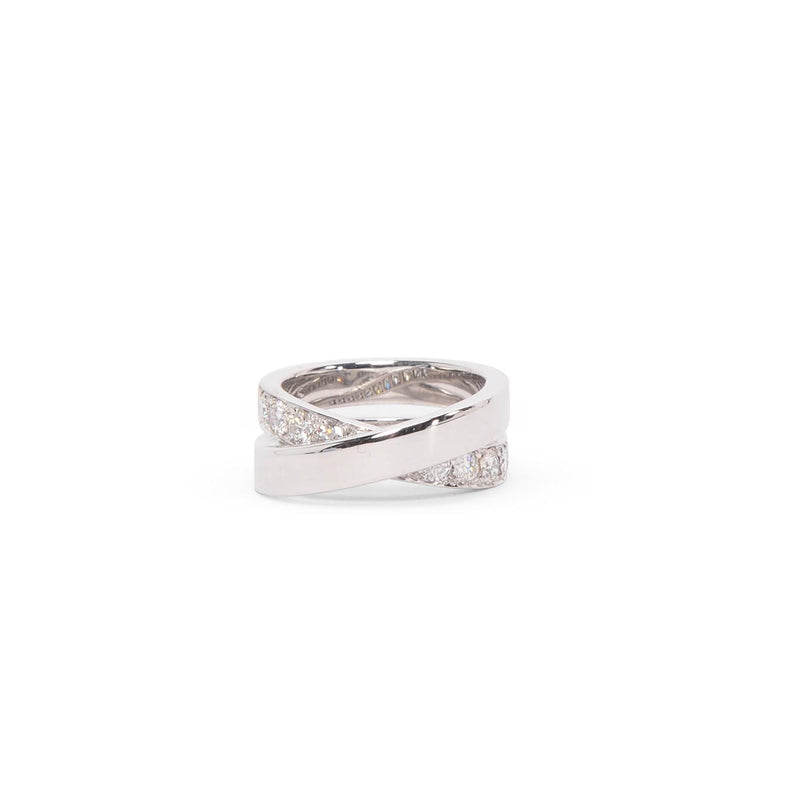 Cartier White Gold & Diamond Paris Nouvelle Vague Ring - Blue Spinach