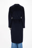 Max Mara Navy Wool Blend 101801 Icon D.B. Coat IT 38 - Blue Spinach