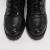 Dior Black Cannage Calfskin D-Leader Boots 37 - Blue Spinach