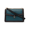 Bulgari Tri-Colour Nappa Diamond Blast Serpenti Forever Bag - Blue Spinach