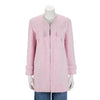 Chanel Pink Fantasy Tweed Collarless Jacket FR 38 - Blue Spinach