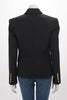 Balmain Black Wool D.B. Blazer Jacket FR 42 - Blue Spinach