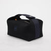 Hermes Black Canvas Bride-A-Brac Small Case - Blue Spinach