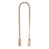 Chanel Light Gold Mesh CC Lariat Necklace - Blue Spinach