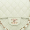 Chanel Mint Green Caviar Small Classic Double Flap Bag - Blue Spinach