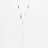 Hermes Silver Ever Chaine D'Ancre Long Necklace - Blue Spinach