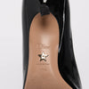 Dior Black Patent D-Strap Pumps 39.5 - Blue Spinach