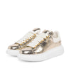 Alexander McQueen Gold Exaggerated Sole Sneakers 36 - Blue Spinach