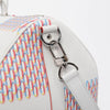 Louis Vuitton White Spray Damier Keepall Bandouliere 50 - Blue Spinach