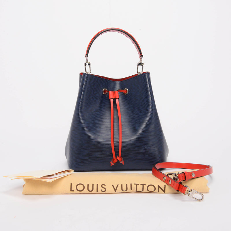 Louis Vuitton Indigo Epi Leather NeoNoe MM - Blue Spinach