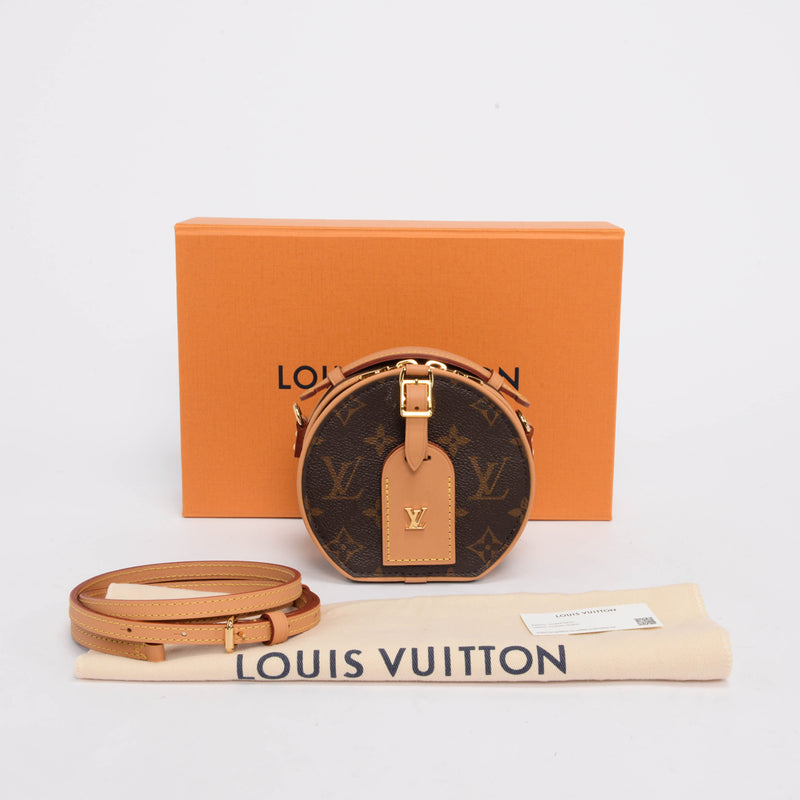 Louis Vuitton Monogram Canvas Mini Boîte Chapeau Bag - Blue Spinach