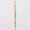 Chanel Gold Multi Colour Enamel CC Chanel Necklace - Blue Spinach