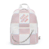 Louis Vuitton White Damier Spray Leather Racer Backpack - Blue Spinach