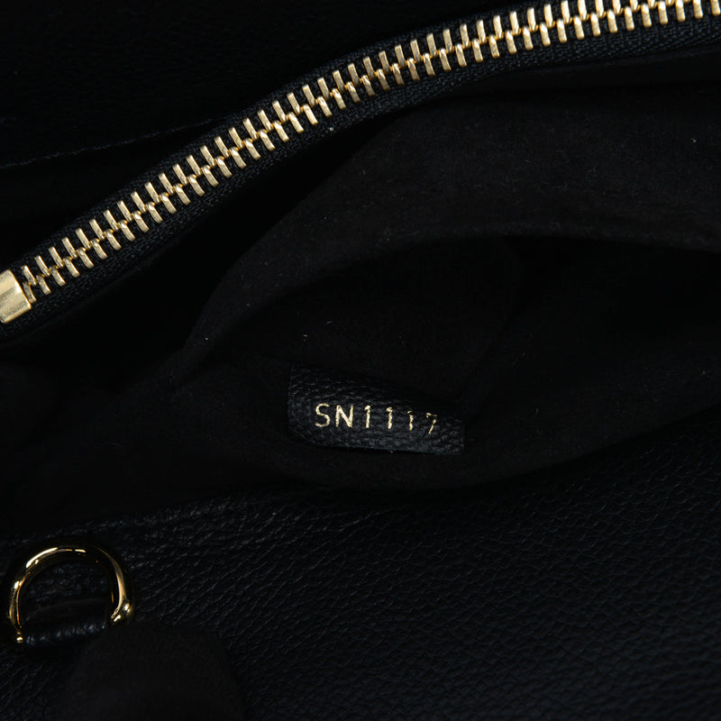 Louis Vuitton Black Monogram Venus Bag - Blue Spinach