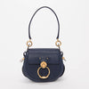 Chloe Blue Calfskin Small Tess Shoulder Bag - Blue Spinach