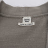 Hermes Taupe Alpaca Tapis Persans Silk Panel Cardigan FR 34 - Blue Spinach