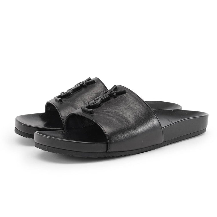 Saint Laurent Black Joan Slides 39