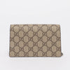 Gucci Beige GG Supreme Super Mini Dionysus Bag - Blue Spinach