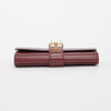 Hermes Rouge H Tadelakt Medor 23 Clutch - Blue Spinach