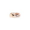 Cartier Tri-Colour Gold Le Must De Cartier Trinity Ring - Blue Spinach