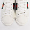 Gucci White Leather Bee Embroidered Ace Sneakers 35 - Blue Spinach