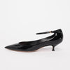 Dior Black Patent D-Strap Pumps 39.5 - Blue Spinach