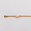 Louis Vuitton Gold Tone Essential V Bracelet - Blue Spinach