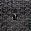 Goyard Black Goyardine Capetien MM Messenger Bag - Blue Spinach