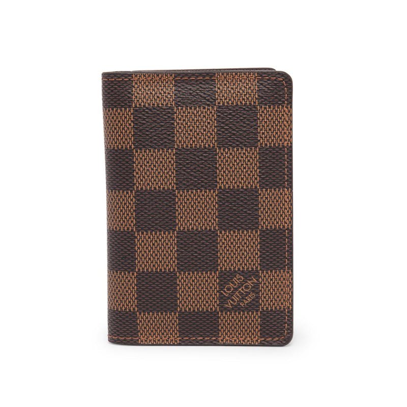 Louis Vuitton Damier Ebene Pocket Organiser Card Holder - Blue Spinach