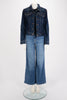 Celine Classic Dark Denim Jacket XS - Blue Spinach