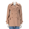 Gucci Beige Wool Pea Coat IT 40 - Blue Spinach