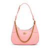 Gucci Pink Calfskin Small Aphrodite Shoulder Bag - Blue Spinach