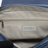 Chanel Blue Calfskin In The Mix Single Flap Bag - Blue Spinach